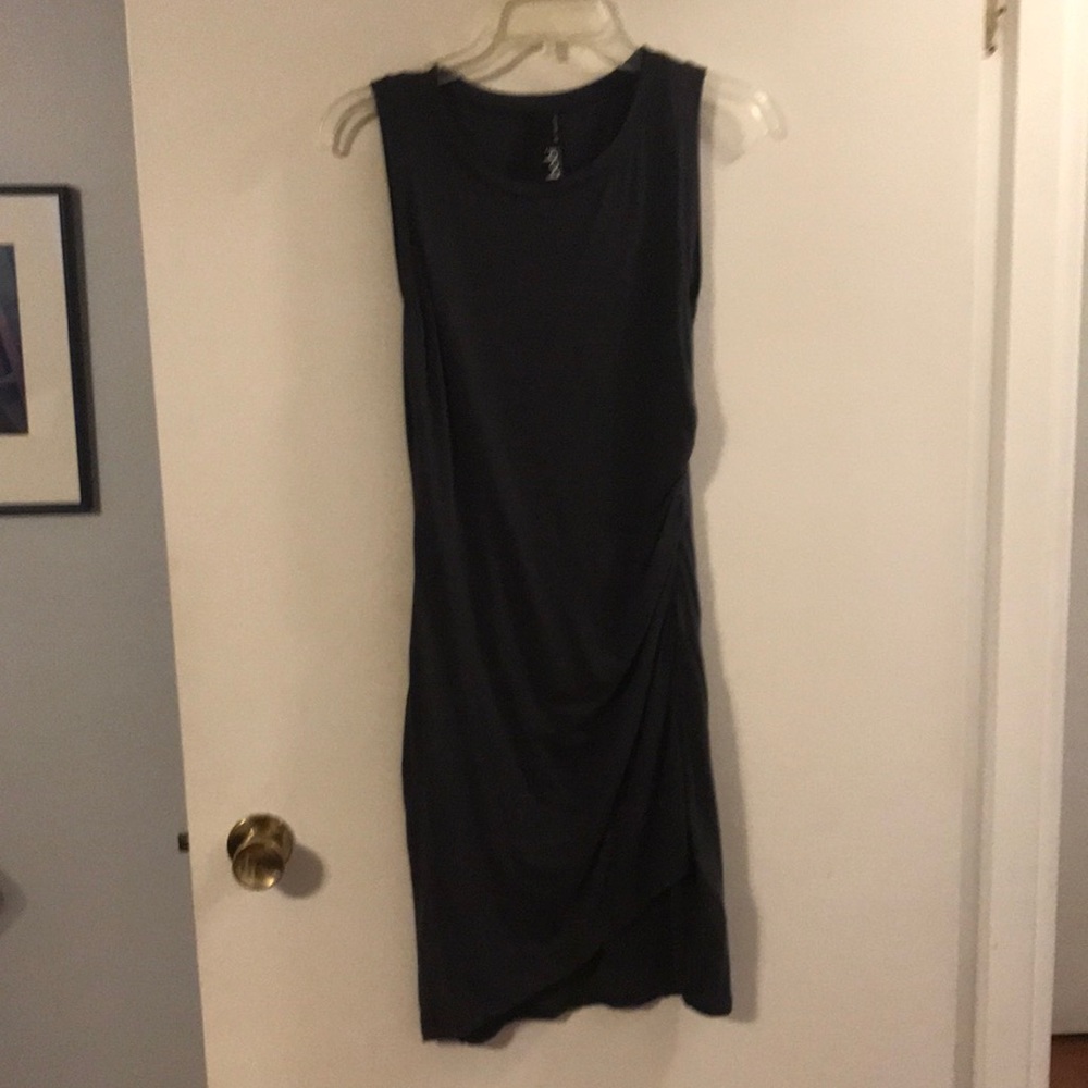 Bobi dark gray sleeveless dress